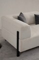 Canapea 3 locuri, Atelier del Sofa, 560ARE2368, Alb