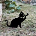 Obiect decorativ de grădină, Cat 03, 36x31 cm, Negru