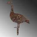 Obiect decorativ de grădină, Goose -A 01, 64x44 cm, Multicolor