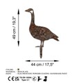 Obiect decorativ de grădină, Goose -A 01, 64x44 cm, Multicolor
