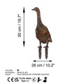 Obiect decorativ de grădină, Goose -A 04, 65x26 cm, Multicolor