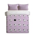 Lenjerie de pat dubla (DE), 3 piese, L'essentiel Maison, The Black Sheep, Lila