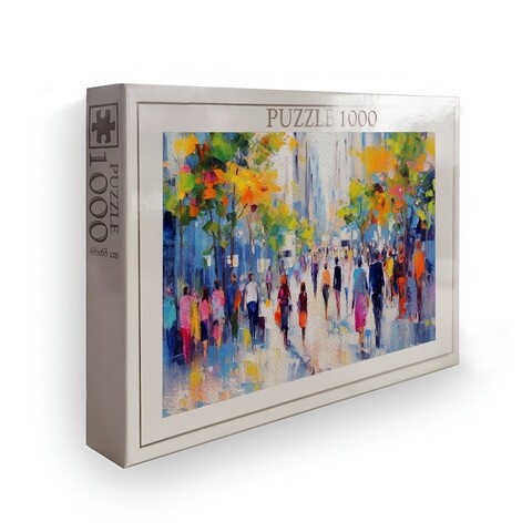 Puzzle, Wallxpert, PZL_0108_1000, Multicolor