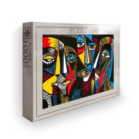 Puzzle, Wallxpert, PZL_0122_1000, Multicolor
