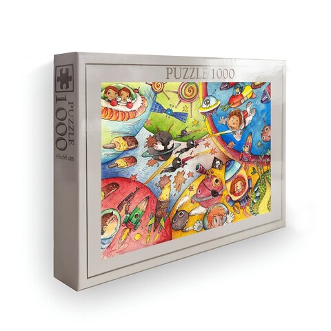 Puzzle, Wallxpert, PZL_0137_1000, Multicolor