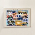 Puzzle, Wallxpert, PZL_0166_1000, Multicolor