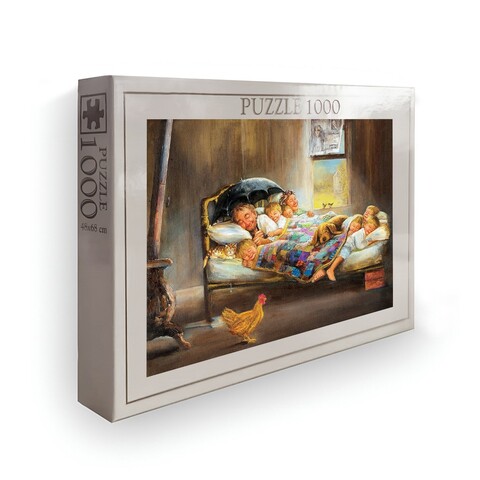 Puzzle, Wallxpert, PZL_06_1000, Multicolor