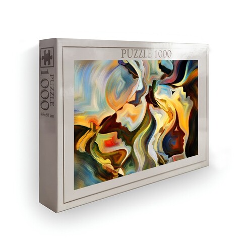 Puzzle, Wallxpert, PZL_098_1000, Multicolor
