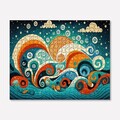 Puzzle, Wallxpert, PZL_0101_500, Multicolor