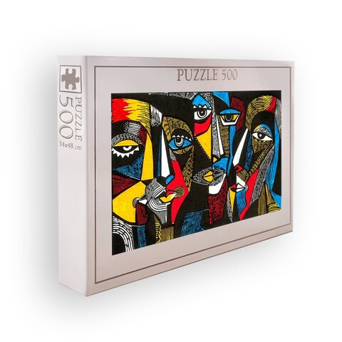 Puzzle, Wallxpert, PZL_0122_500, Multicolor