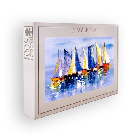 Puzzle, Wallxpert, PZL_0134_500, Multicolor