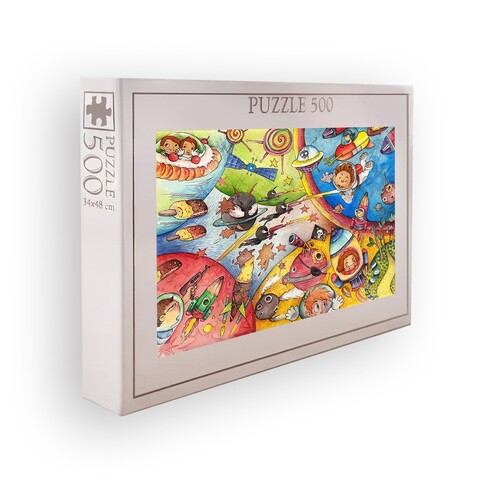 Puzzle, Wallxpert, PZL_0137_500, Multicolor