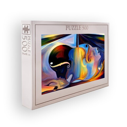 Puzzle, Wallxpert, PZL_099_500, Multicolor