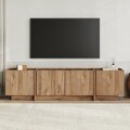Comoda TV, Nordure, Lowen, 180x46x35 cm, Pin Atlantic / Antracit