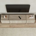 Comoda TV, Nordure, Lowen, 180x46x35 cm, Travertin