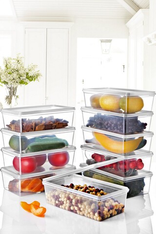 Set recipiente depozitare, Hermia, 639OKK1146, Transparent