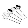 Set ustensile pentru gatit, Hermia, 645DRM1104, Polonic pentru sos: 20,5 cm, Argintiu