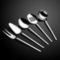 Set ustensile pentru gatit, Hermia, 645DRM1106, Polonic pentru sos: 21 cm, Argintiu