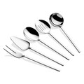 Set ustensile pentru gatit, Hermia, 645DRM1106, Polonic pentru sos: 21 cm, Argintiu