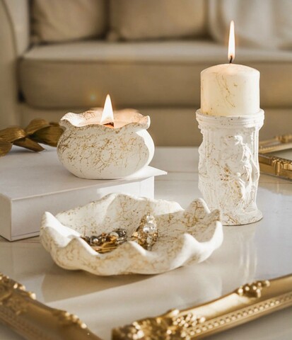 Set de lumanari, Ers1238, Auriu