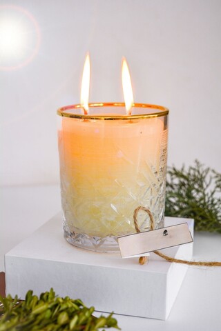 Lumanare, Ers1263, 9x10.5 cm, Crem