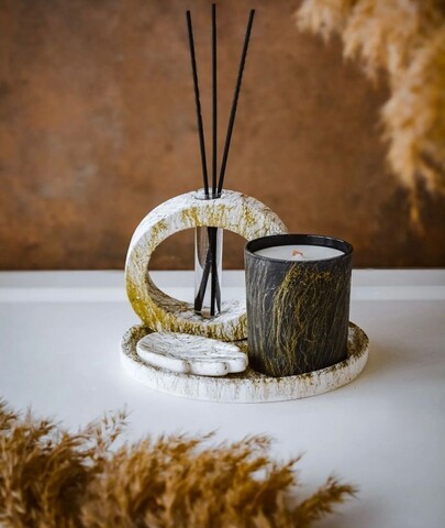 Set de lumanari, Ers1264, Auriu