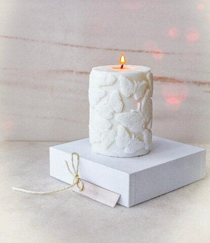 Lumanare, Ers1254, 11x7 cm, Alb