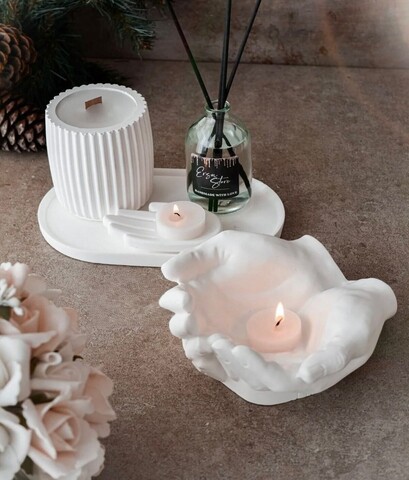 Set de lumanari, Ers1234, Alb