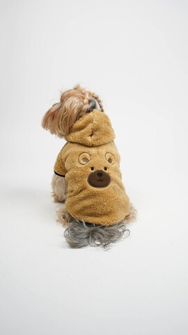 Hanorac pentru câini, Paws & Whiskers, Teddy Welsoft Jacket, Verde