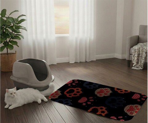 Covoras litiera pentru colectarea granulelor de nisip, Paws & Whiskers, Cat Lıtter Mat 16, Multicolor