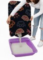 Covoras litiera pentru colectarea granulelor de nisip, Paws & Whiskers, Cat Lıtter Mat 16, Multicolor