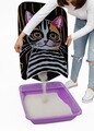 Covoras litiera pentru colectarea granulelor de nisip, Paws & Whiskers, Cat Lıtter Mat 45, Multicolor