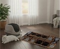 Covoras litiera pentru colectarea granulelor de nisip, Paws & Whiskers, Cat Lıtter Mat 56, Multicolor