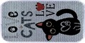 Covoras litiera pentru colectarea granulelor de nisip, Paws & Whiskers, Cat Lıtter Mat 64, Multicolor