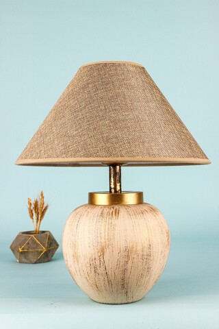 Lampa de masa, Opviq, 687HMY1484, Bej