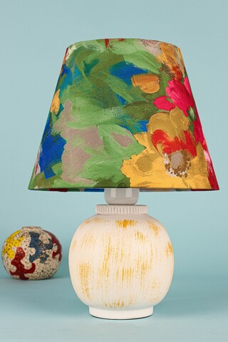 Lampa de masa, Opviq, 687HMY1488, Multicolor