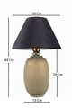 Lampa de masa, Opviq, 687HMY1492, Gri