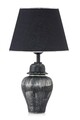 Lampa de masa, Opviq, 687HMY2117, Negru/Argintiu