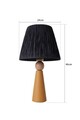 Lampa de masa, Opviq, 687HMY2204, Galben/Negru