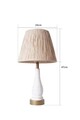 Lampa de masa, Opviq, 687HMY2223, Alb