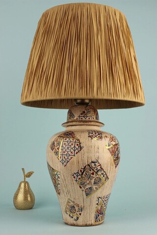 Lampa de masa, Opviq, 687HMY2353, Crem