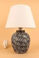 Lampa de masa, Opviq, 687HMY2381, Alb/Negru