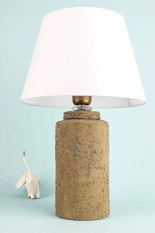 Lampa de masa, Opviq, 687HMY2394, Bej/Alb