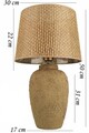 Lampa de masa, Opviq, 687HMY2408, Galben mustar