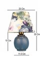 Lampa de masa, Opviq, 687HMY2454, Albastru navy