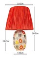 Lampa de masa, Opviq, 687HMY2461, Portocaliu