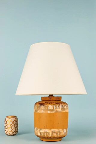 Lampa de masa, Opviq, 687HMY2462, Portocaliu