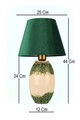 Lampa de masa, Opviq, 687HMY2466, Verde