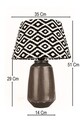 Lampa de masa, Opviq, 687HMY2472, Multicolor