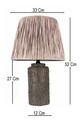 Lampa de masa, Opviq, 687HMY2479, Multicolor
